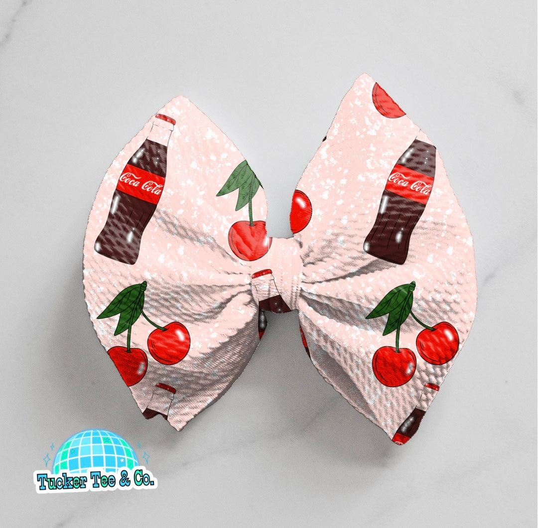 Cherry Coca Cola Bow