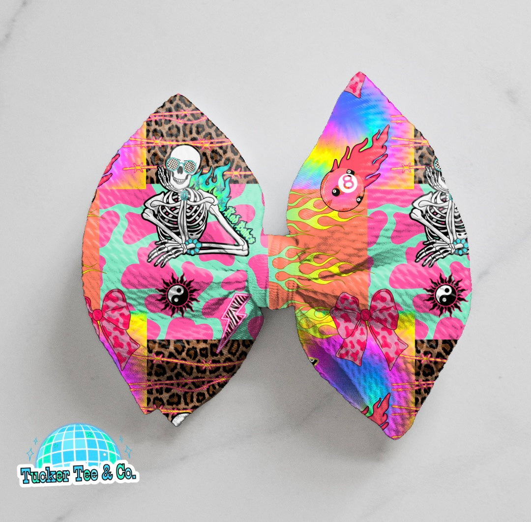 Skeleton Rad Babe Bow