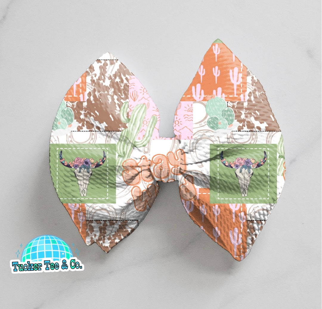 Stay Wild Patchwork Bow