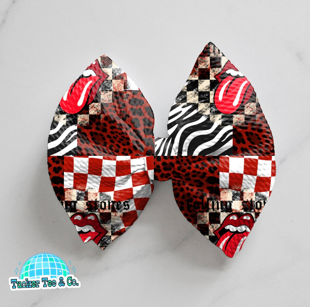 Rolling Stones Patchwork Bow