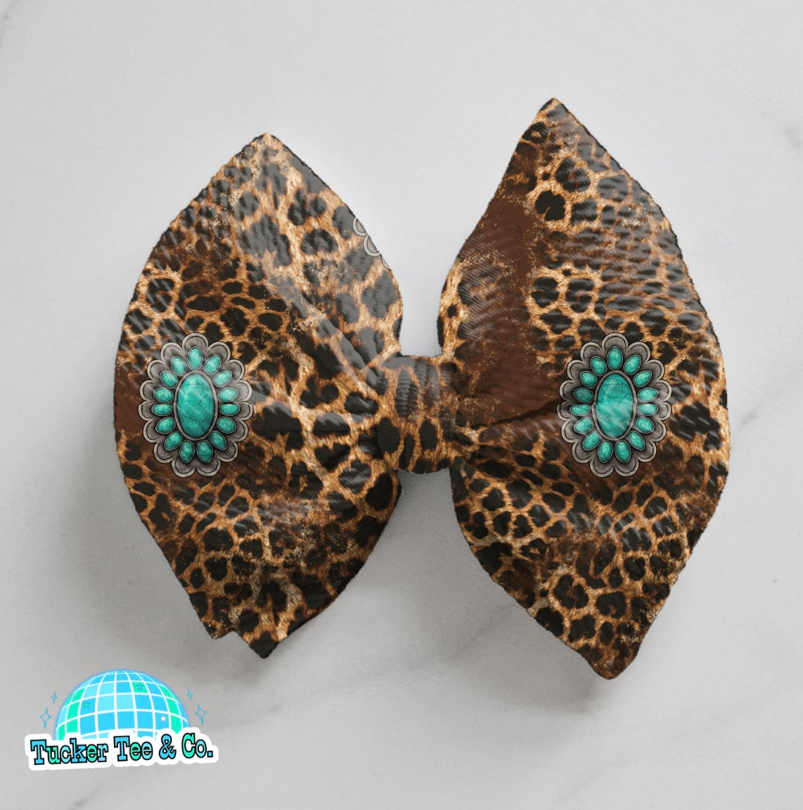 Cheetah Concho Bow