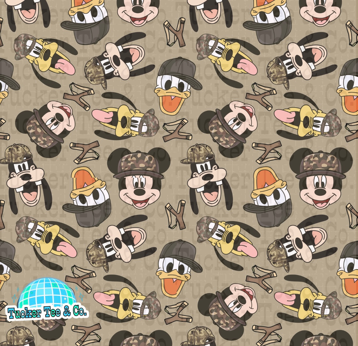 Camo Mickey & Friends