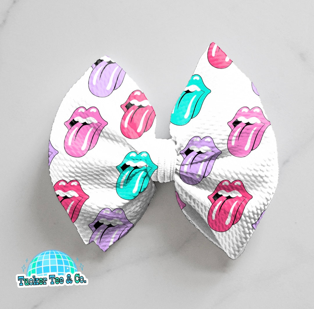 Colorful Tounge Bow
