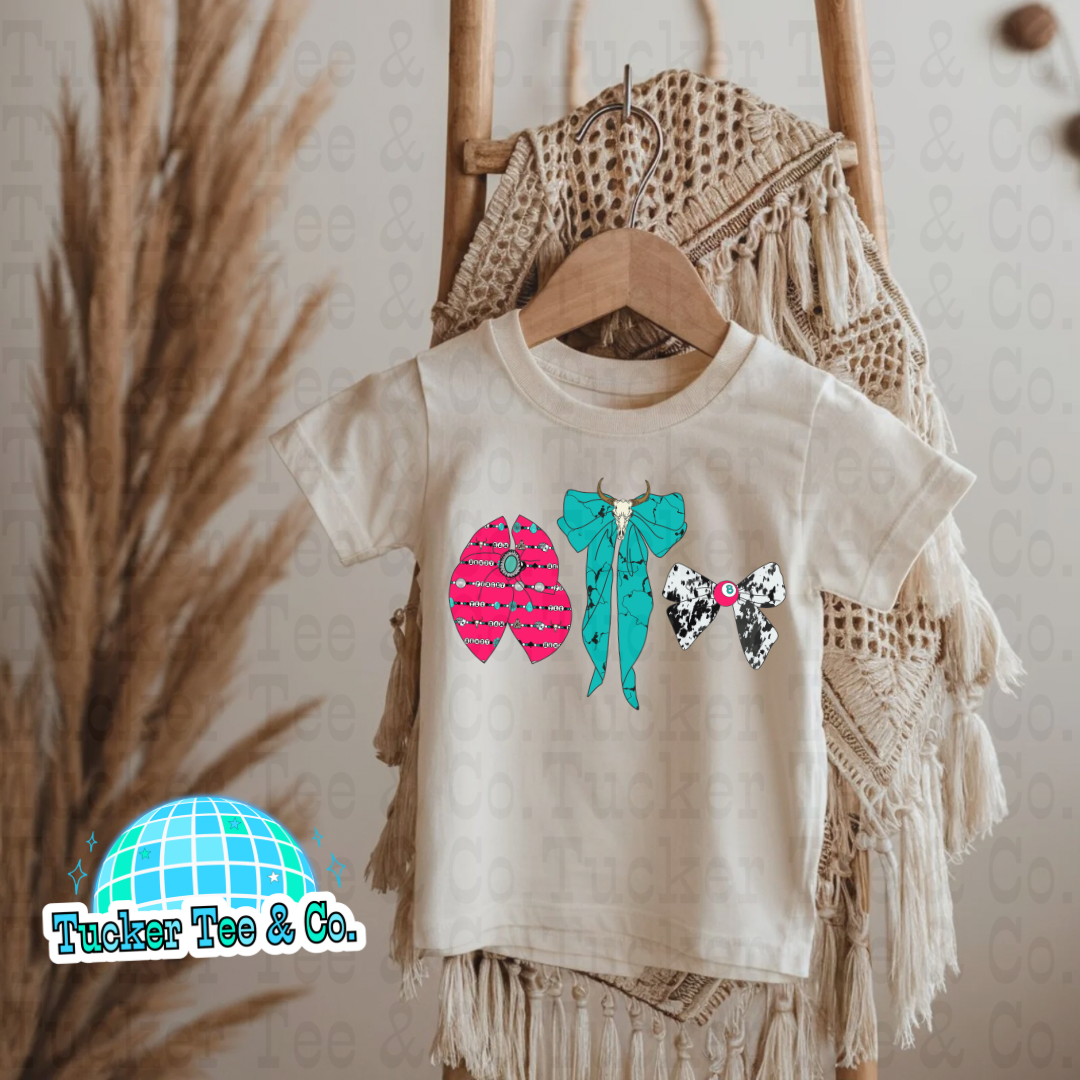 Pink Western Bows