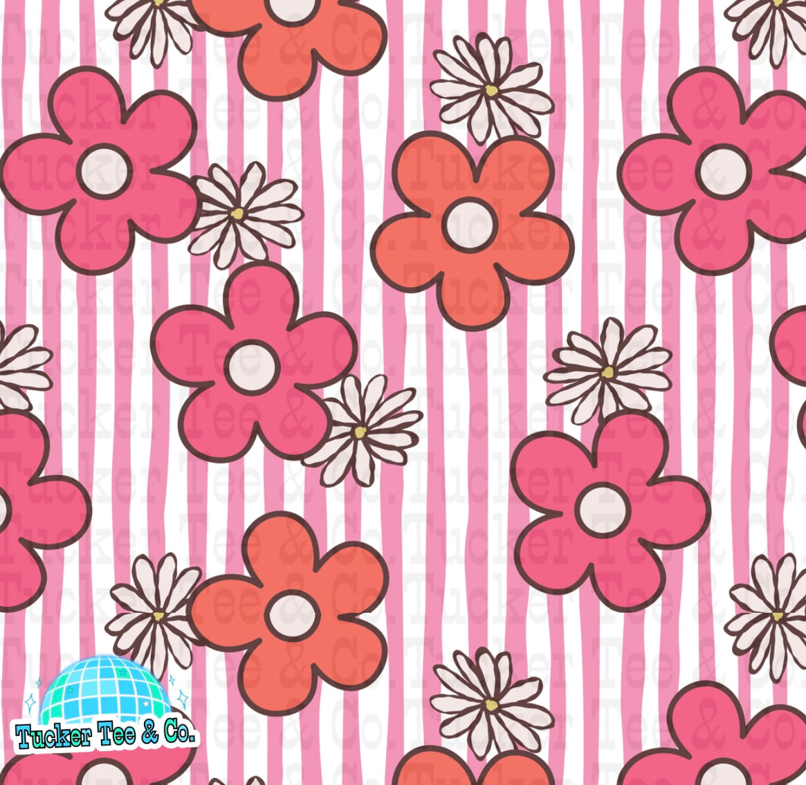 Floral Stripes