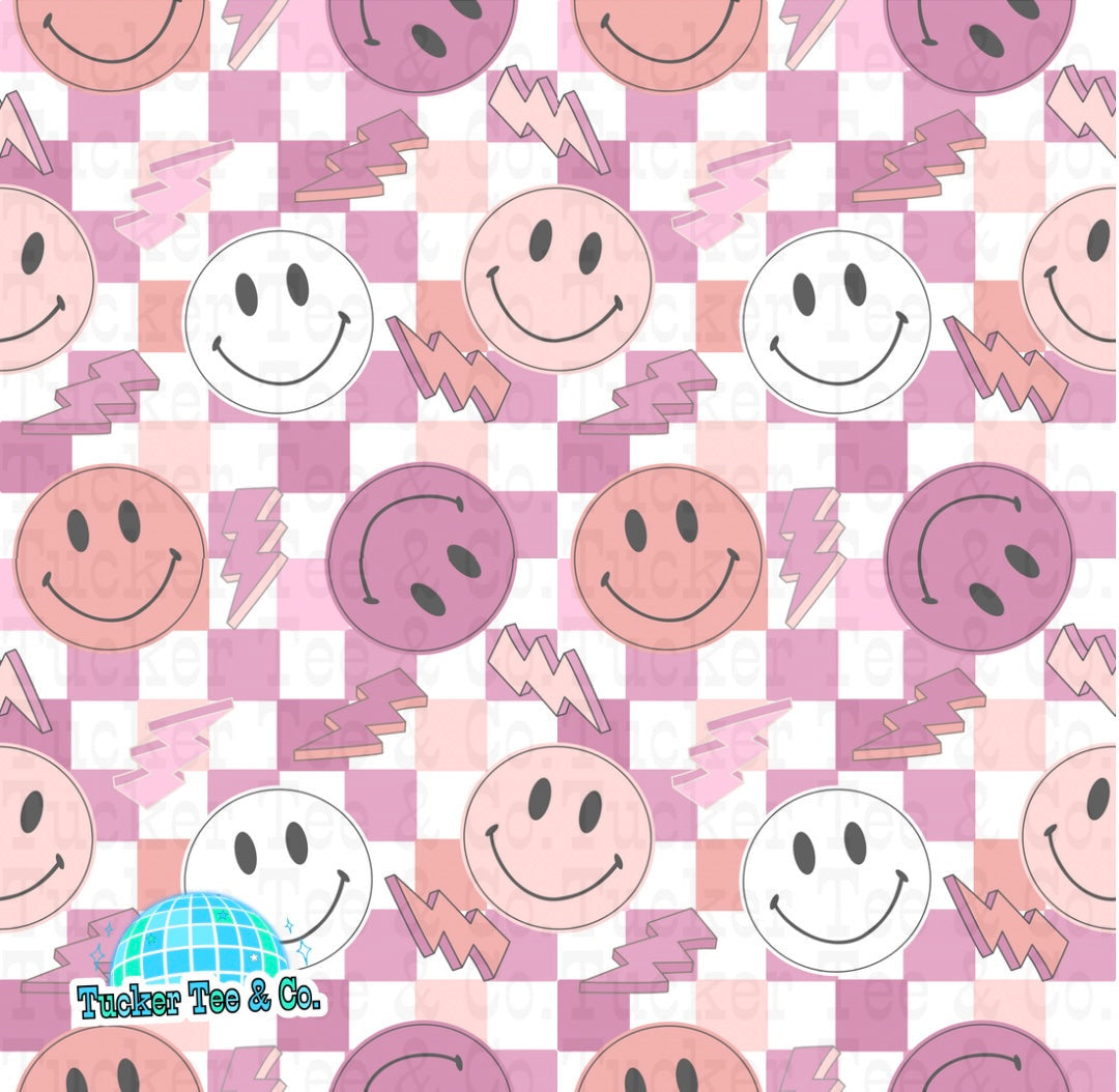Pink Smiley Face