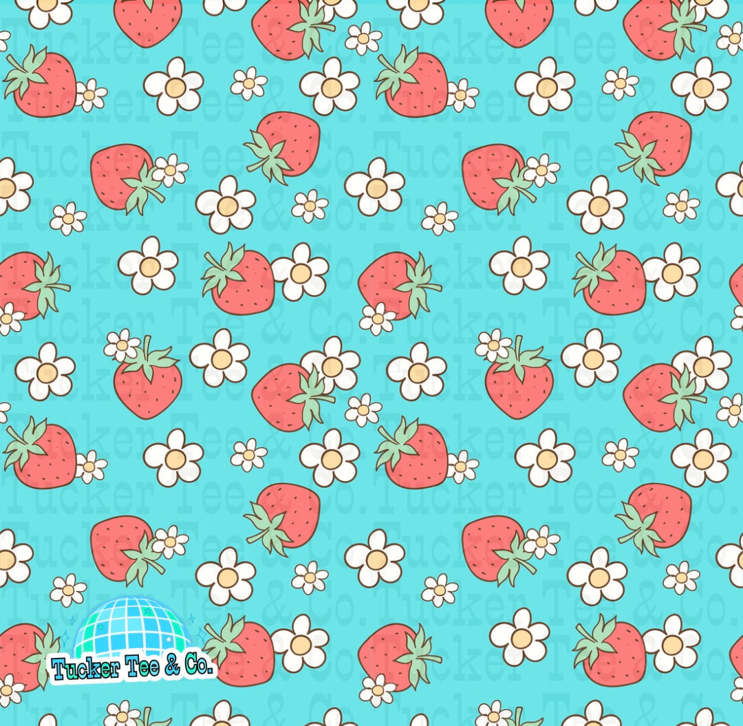 Dainty Strawberry’s & Flowers