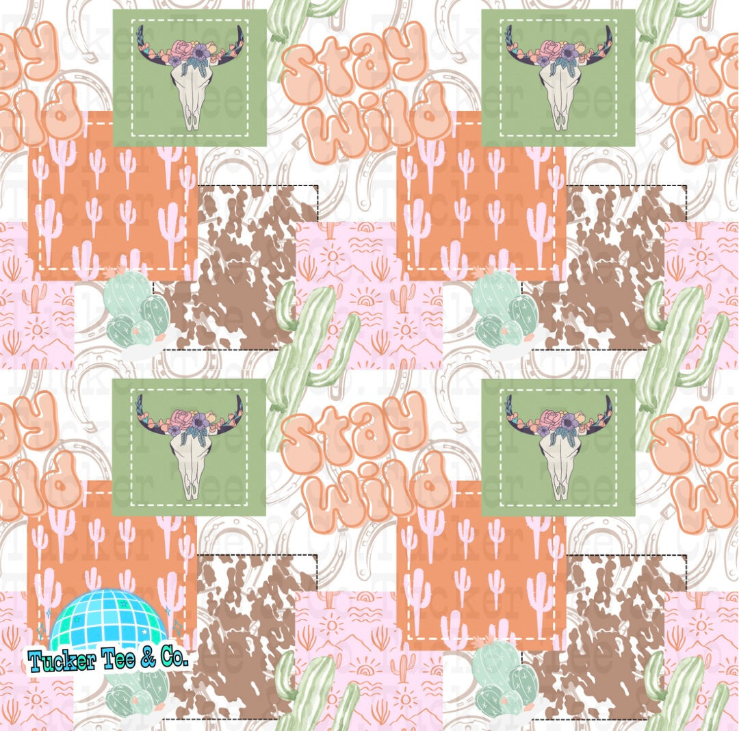 Stay Wild Patchwork
