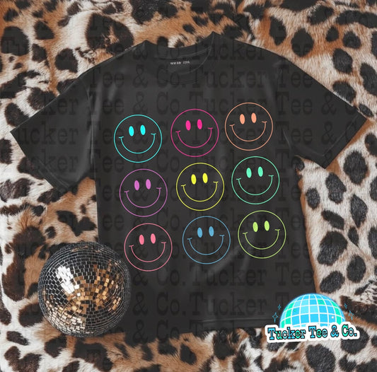 Neon Smiley Adults
