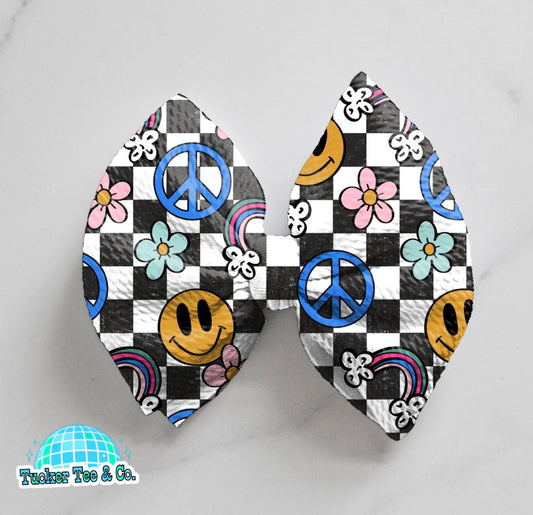 Peace & Smile Bow