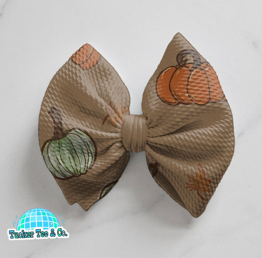 Boujee Pumpkins Bow