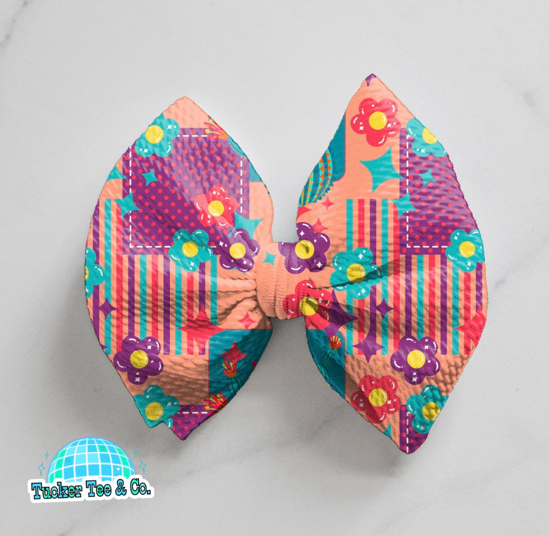 Coral Cactus Bow