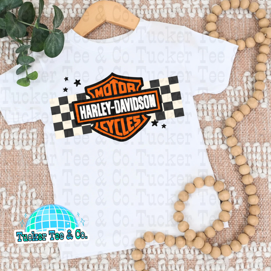 Checkered Harley Davidson