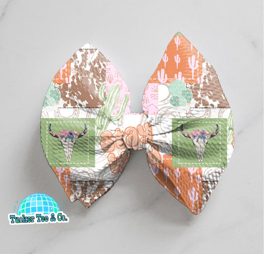 Stay Wild Patchwork Bow
