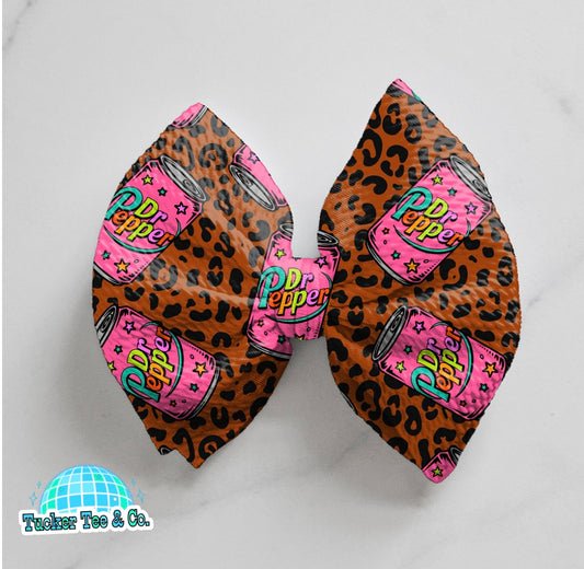 Cheetah Dr. Pepper Bow