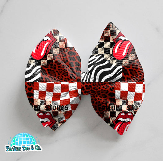 Rolling Stones Patchwork Bow