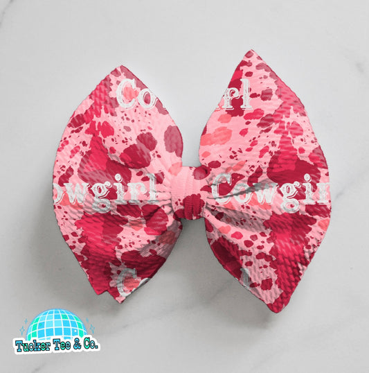Pink Cowgirl Bow