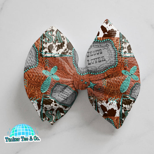 Saved Jesus Lover Bow
