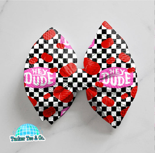 Cherry Hey Dude Bow