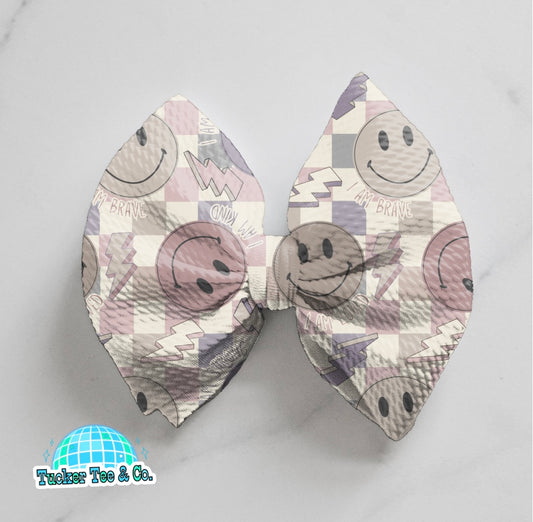 Affirmation Smiley Bow