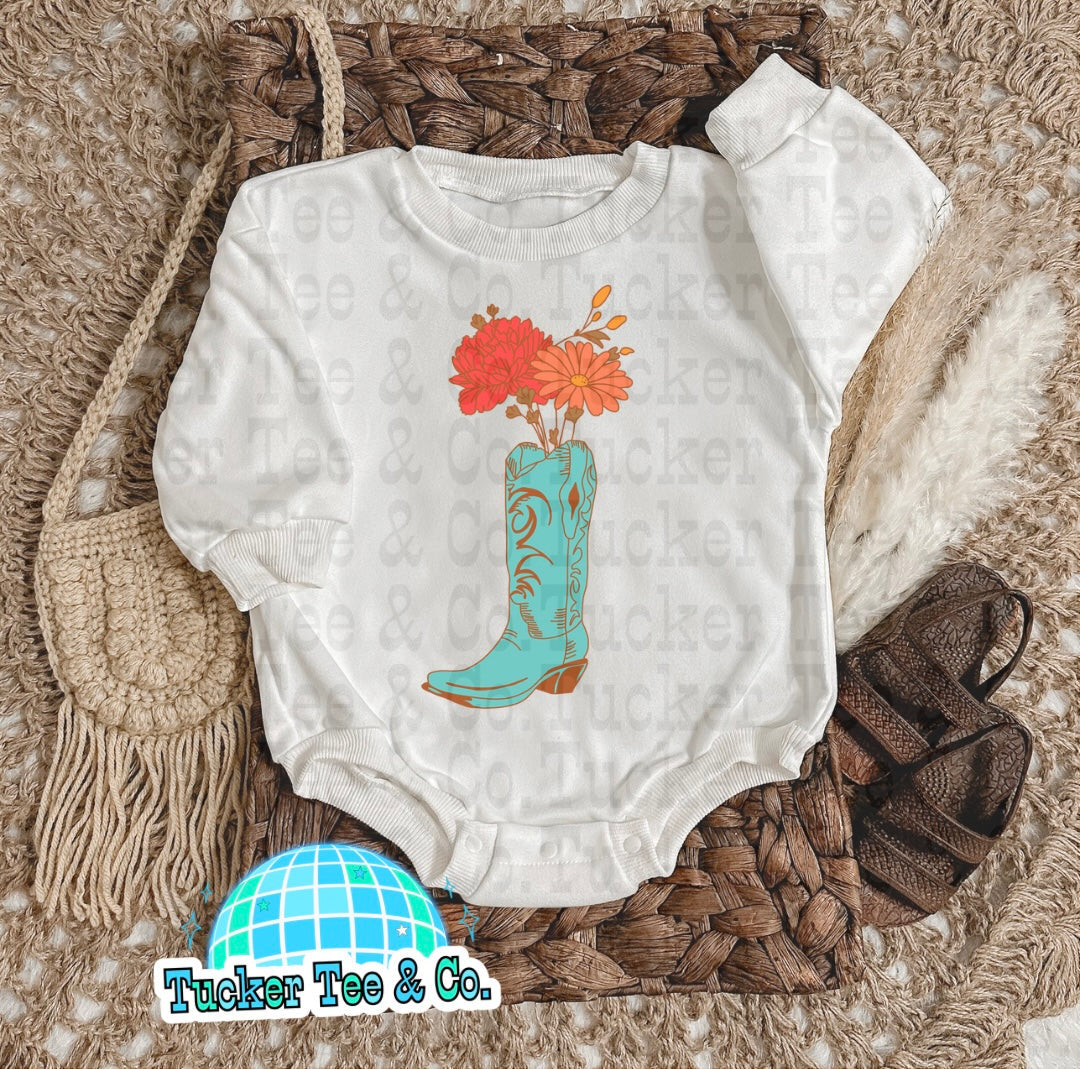 Floral Boot