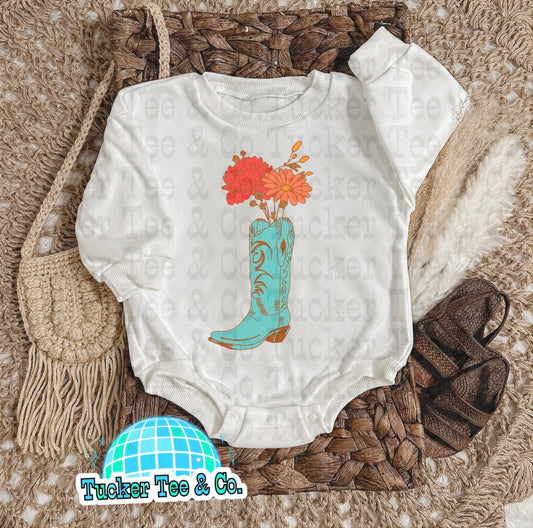 Floral Boot