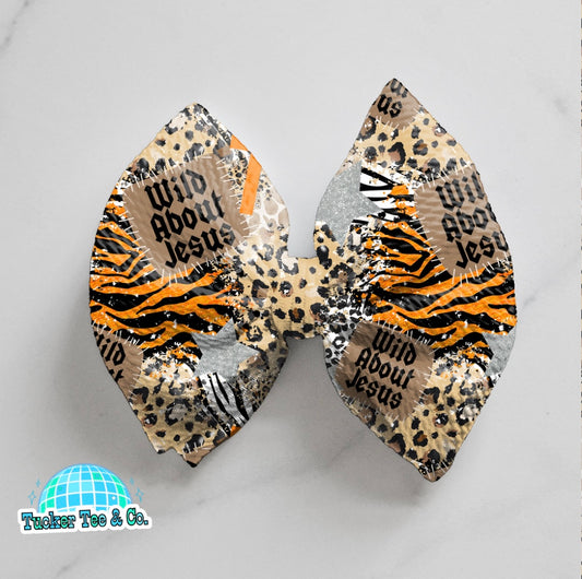 Wild About Jesus Bow