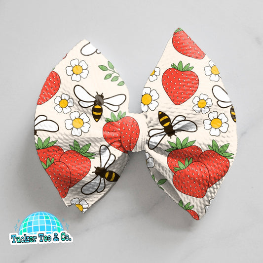 Bees & Strawberry’s Bow