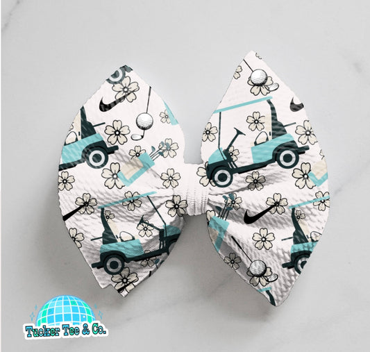 Floral Golf Bow