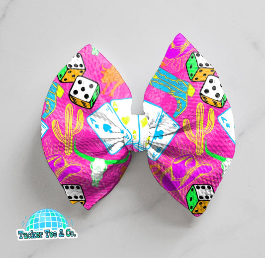 Neon Western Bow