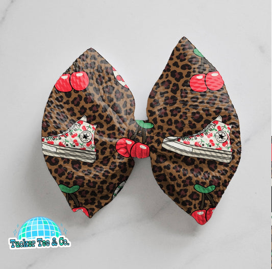 Cherry 8Ball Bow