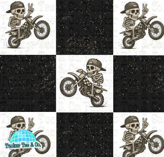 Skeleton Dirt Bike