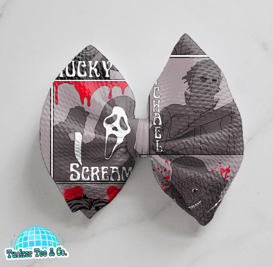 Halloween Patchwork Bow