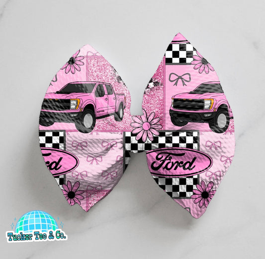 Pink Ford Bow