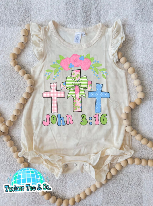 Floral John 3:16