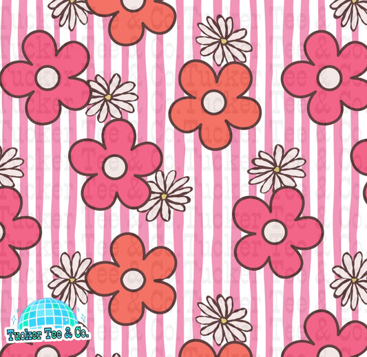 Floral Stripes