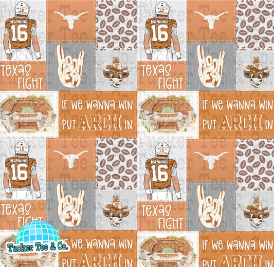 Texas Longhorns Patchwork