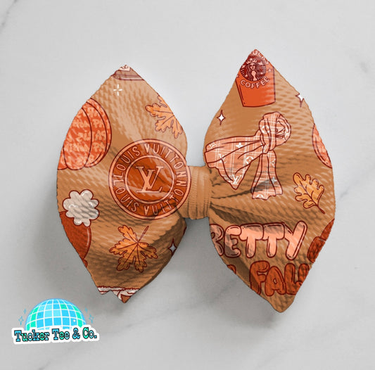 Pretty Girl Fall Bow