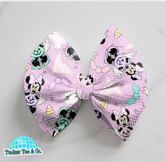 Pumpkin Minnie Bow