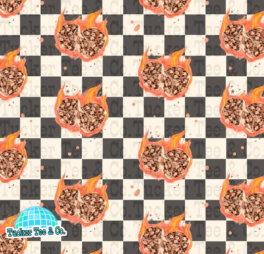 Cheetah Flame Dice