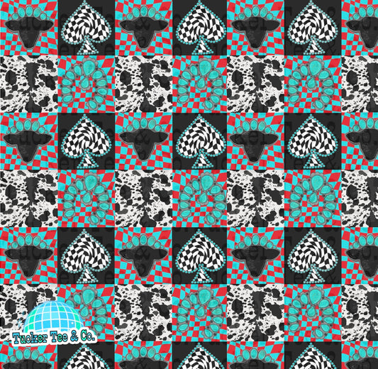 Checkered Cow Patchwork