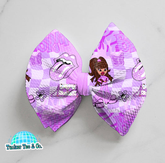 Purple Bratz Bow
