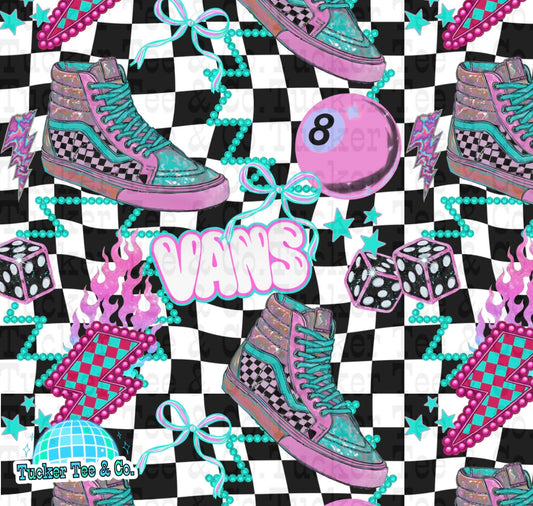 Checkered Holo Vans