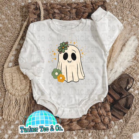 Green Floral Ghost