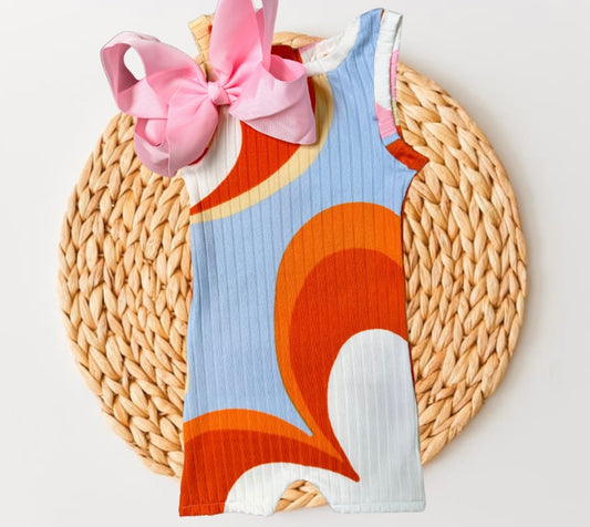 0/3M Floral Ollie Romper