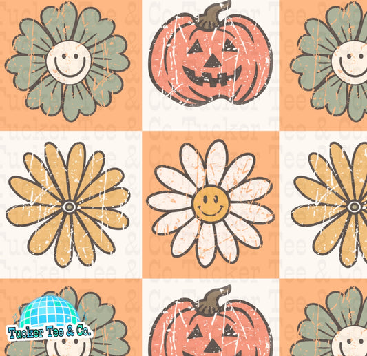 Pumpkin & Flowers
