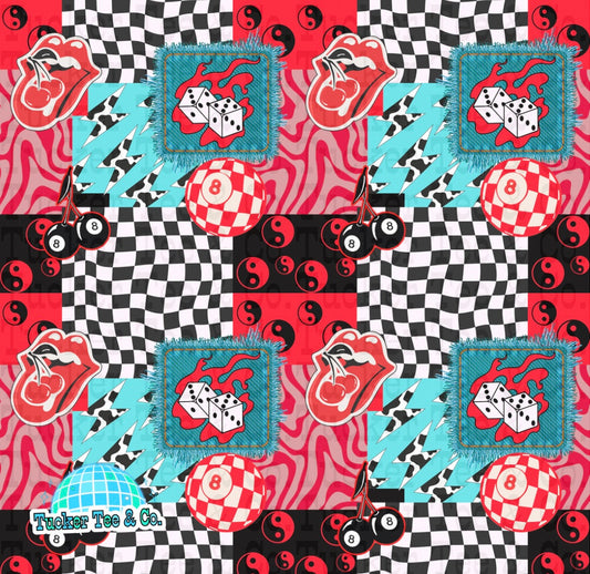 Red & Blue Patchwork