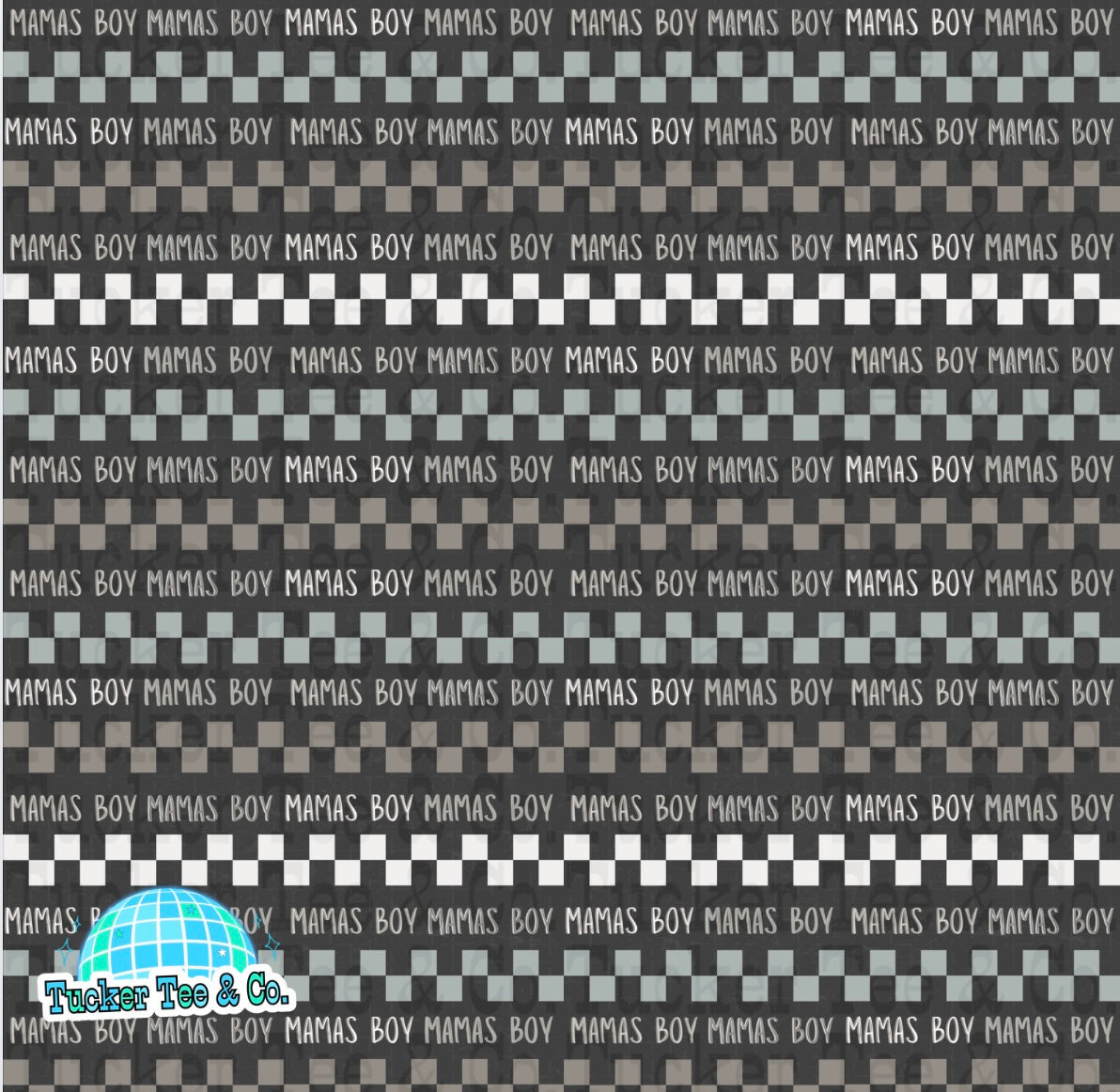 Checkered Mamas Boy
