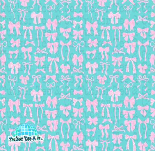 Blue & Pink Dainty Bows