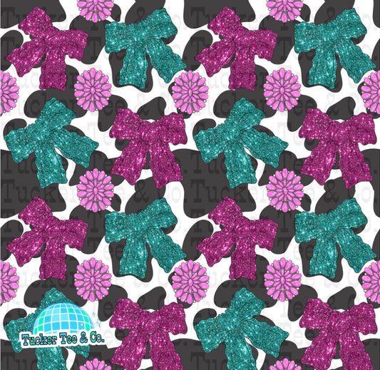 Western Glitter Bows
